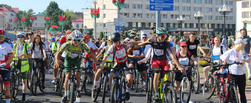 В Гродно прошел профсоюзный велопробег